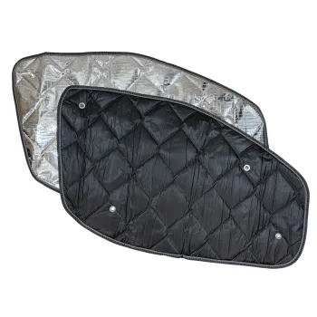 Preview: Thermomatten schwarz Fahrerhaus Ford Transit Custom / Tourneo Custom 2012 - 2023